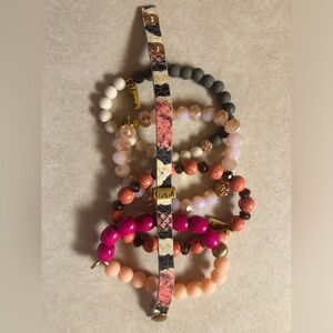 Erimish Pink and Gray Bracelet Collection